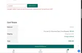 MOM coupon verification screenshot