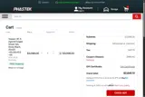 Vossen coupon verification screenshot