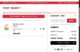 TOMS10 coupon verification screenshot