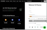 Phemex coupon verification screenshot