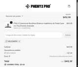 WELCOME50 coupon verification screenshot