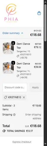 PHIA Collective coupon verification screenshot
