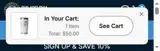 Philadelphia Union coupon verification screenshot