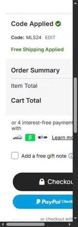 MLS24 coupon verification screenshot