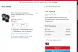 Philadelphia Eagles coupon verification screenshot