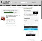 Philadelphia Flyers Shop coupon verification screenshot