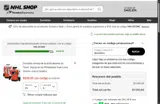 Philadelphia Flyers Shop coupon verification screenshot