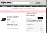 Philadelphia Flyers Shop coupon verification screenshot