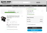 Philadelphia Flyers Shop coupon verification screenshot