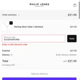 EUGENIAROMA coupon verification screenshot