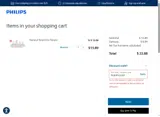PHILIPS5OFF coupon verification screenshot