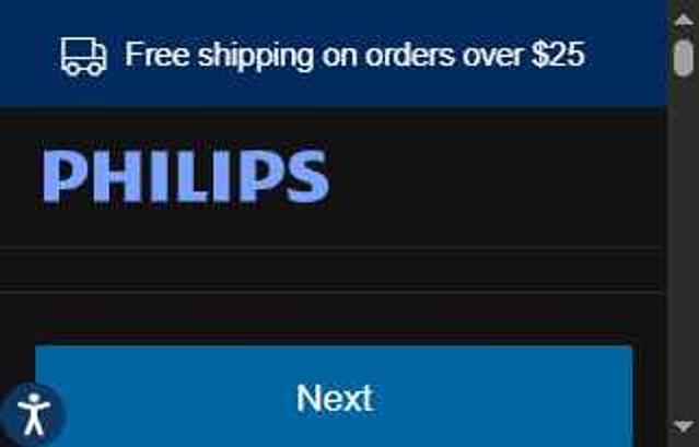 Philips Avent checkout page showing Philips Avent promo code box | Screenshot taken by SimplyCodes community member on Sep 5, 2025