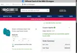 NBAG25 coupon verification screenshot
