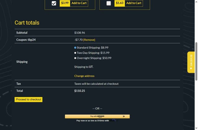 Phone Skope checkout page showing Phone Skope coupon code box | Screenshot taken by SimplyCodes community member on Aug 3, 2025