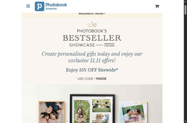 Photobook America checkout page showing Photobook America promo code box | Screenshot taken by SimplyCodes community member on Aug 13, 2025