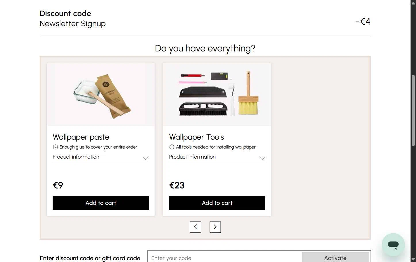 Photowall checkout page showing Photowall discount code box | Screenshot taken by SimplyCodes community member on Jan 9, 2026