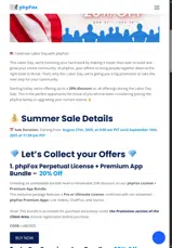 LABOR20 coupon verification screenshot