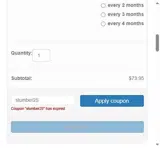 slumber25 coupon verification screenshot