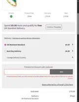p9543 coupon verification screenshot