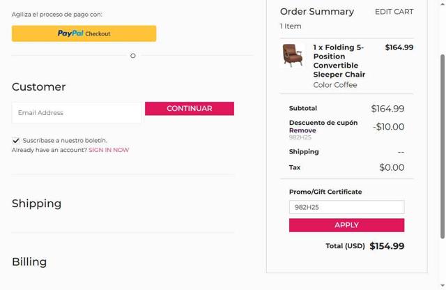 Pick Your Plum checkout page showing Pick Your Plum discount code box | Screenshot taken by SimplyCodes community member on Aug 15, 2025
