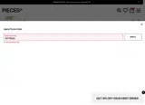 PIECES UK coupon verification screenshot