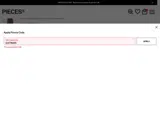 PIECES UK coupon verification screenshot