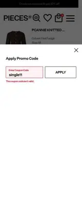 single11 coupon verification screenshot