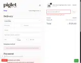 Piglet in Bed US coupon verification screenshot