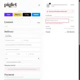 Piglet in Bed US coupon verification screenshot