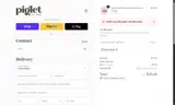 Piglet in Bed US coupon verification screenshot