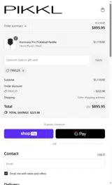 PIKKL20 coupon verification screenshot