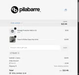 Pilabarre coupon verification screenshot