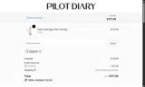Pilot Diary coupon verification screenshot
