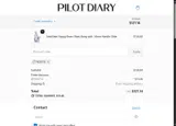 Pilot Diary coupon verification screenshot