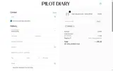 Pilot Diary coupon verification screenshot