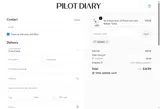 Pilot Diary coupon verification screenshot