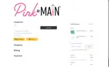 Pink and Main coupon verification screenshot