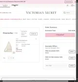 PINK by Victoria’s Secret coupon verification screenshot