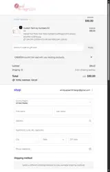 CREATE10 coupon verification screenshot