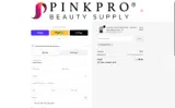 PinkPro Beauty Supply coupon verification screenshot