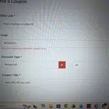 NICOLECH coupon verification screenshot