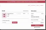 SHOPPINK coupon verification screenshot