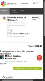 PINNDEAL15 coupon verification screenshot