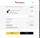PinqPonq coupon verification screenshot