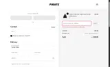 PIRATE WORLDWIDE coupon verification screenshot