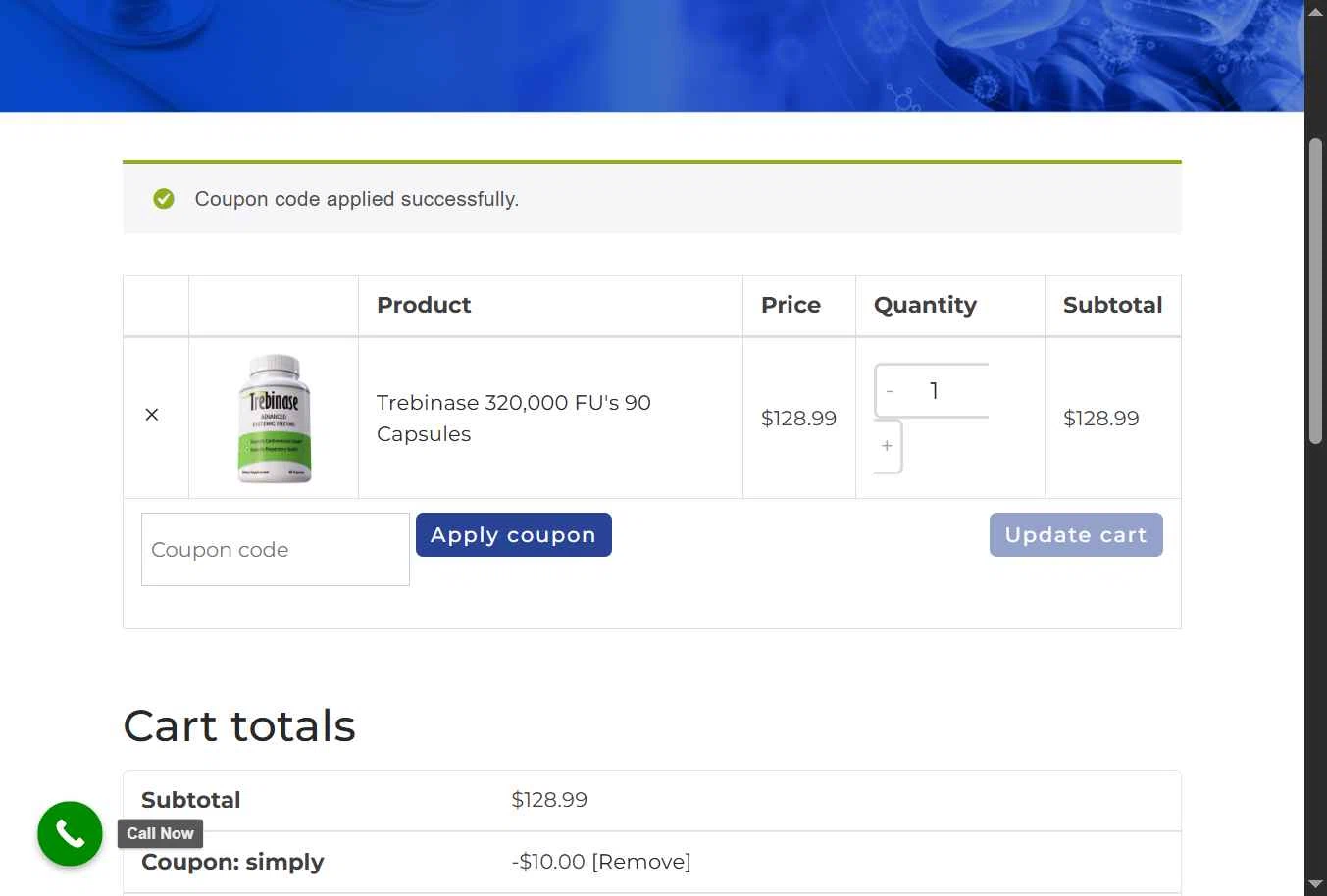 Pivotal Health Products checkout page showing Pivotal Health Products promo code box | Screenshot taken by SimplyCodes community member on Nov 23, 2025