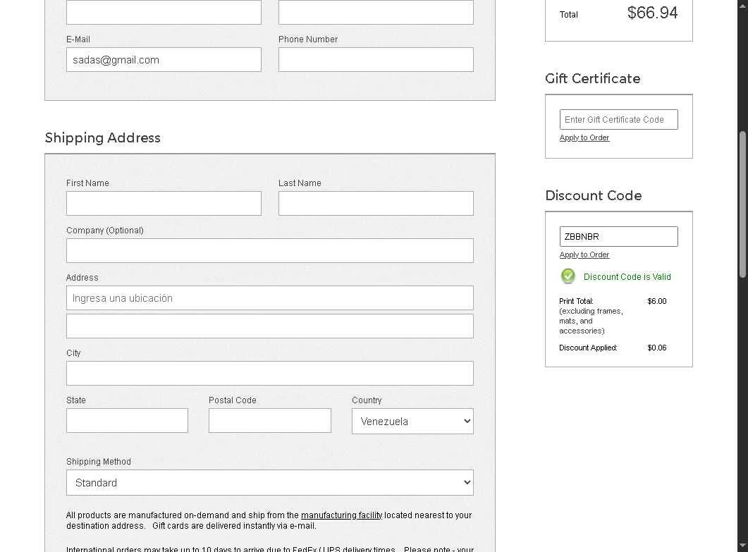 Pixels checkout page showing Pixels discount code box | Screenshot taken by SimplyCodes community member on Feb 5, 2026