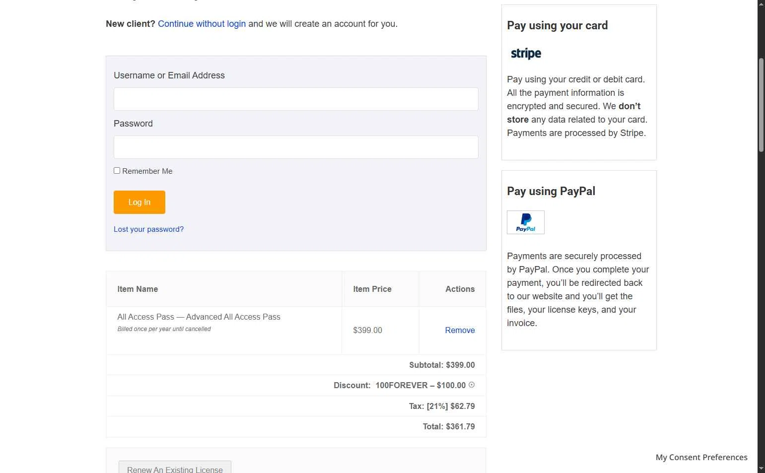Pixel Your Site checkout page showing Pixel Your Site coupon code box | Screenshot taken by SimplyCodes community member on Dec 3, 2025