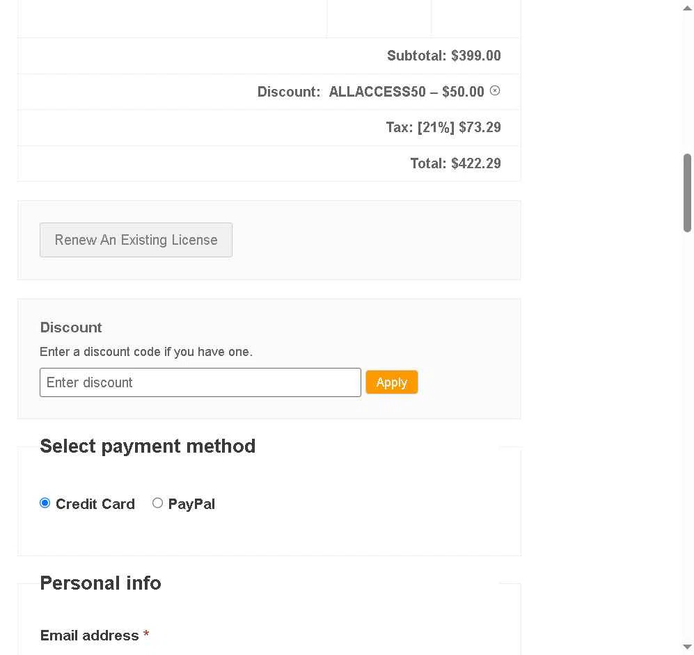 Pixel Your Site checkout page showing Pixel Your Site coupon code box | Screenshot taken by SimplyCodes community member on Oct 25, 2025