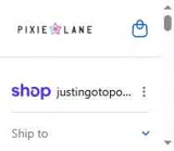 PixieLane coupon verification screenshot